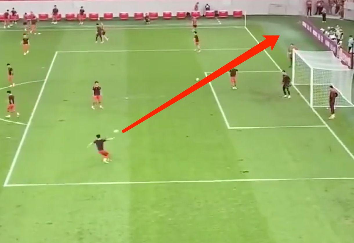 赛事直播-U22国足55秒训练视频！7次绝望传中+射门 黄健翔刘越：基础太差了